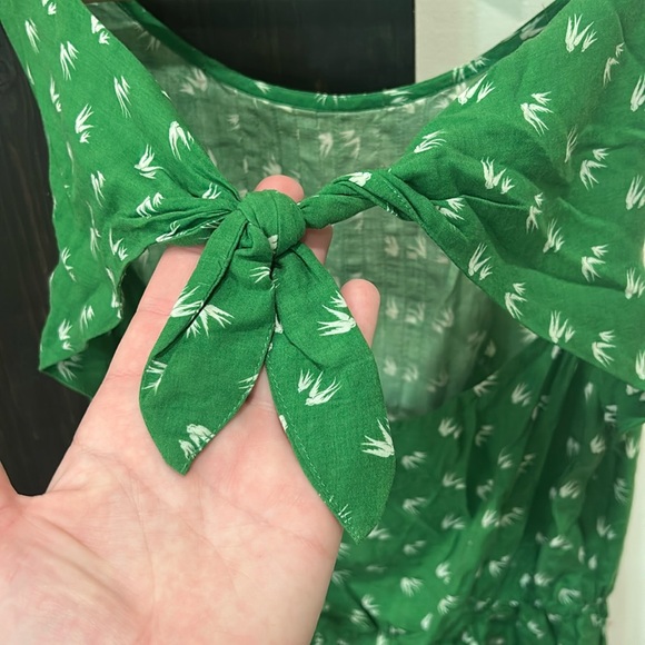 Anthropologie Chic Green Blouse - Picture 5 of 8